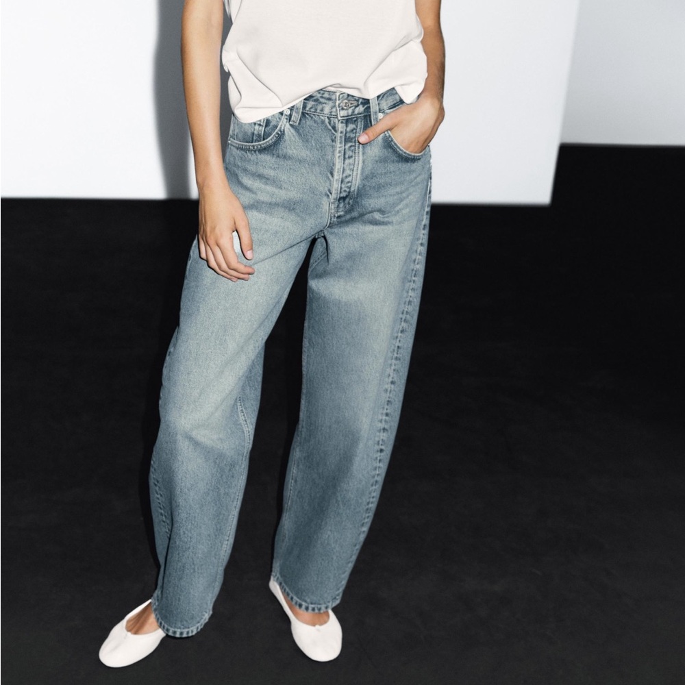 Massimo Dutti Light Blue Boyfriend Jeans